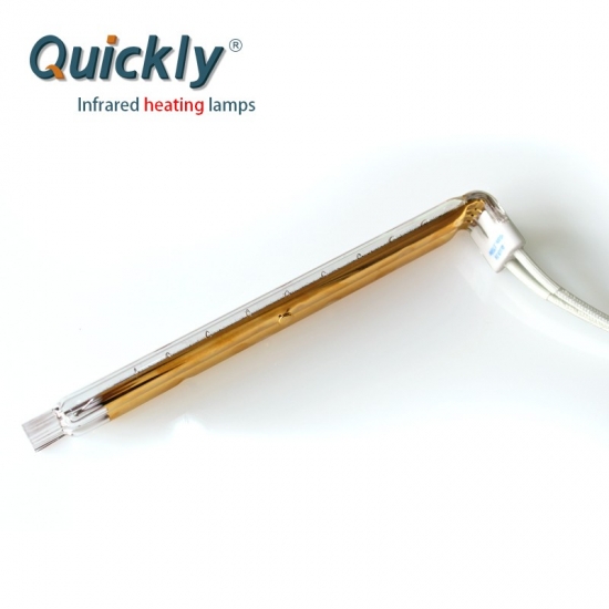 gold coating short wave heater lamps