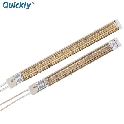 Fast Medium Wave Quartz Twin Tube Infrared Heaters Lamp IR Elements For BoPET Films Production