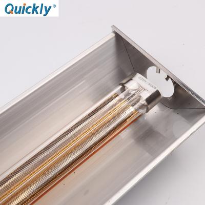 Quartz Glass Twin Tube Infrared Heating Lamps For Heidelberg Screen Printing Machine Inks Drying IR Paint Curing Element