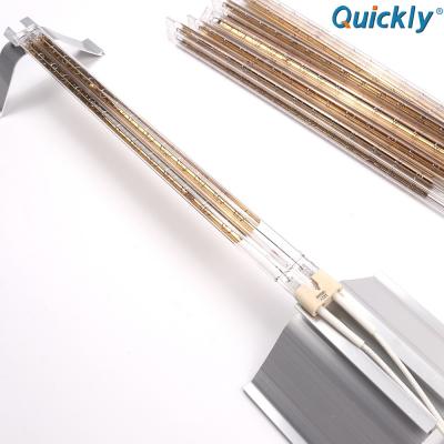 Replaceable Oven Infrared Heating Elements Halogen Quartz IR Paint Curing Lamp For Plastic/MDF/Leather/Metal Coating Drying